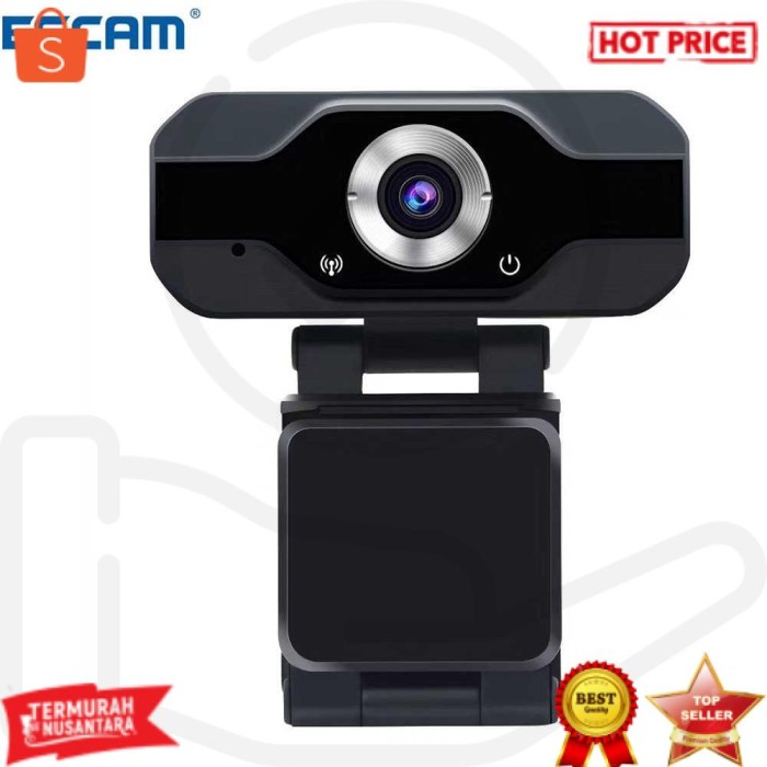 ESCAM HD Webcam Desktop Laptop with Microphone Video 2MP 1080P PVR006