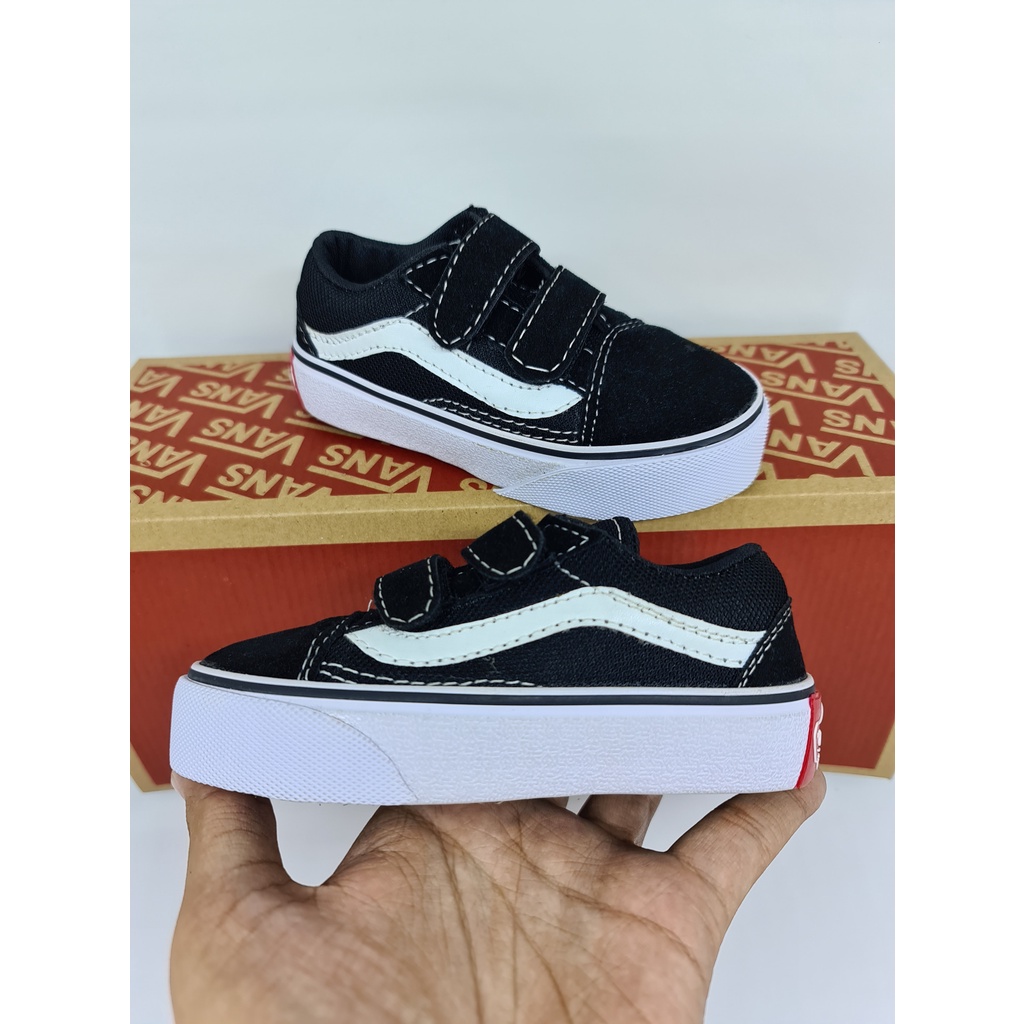 SEPATU VANS ANAK LAKI &amp; PEREMPUAN SEPATU SEKOLAH ANAK SIZE 21-35