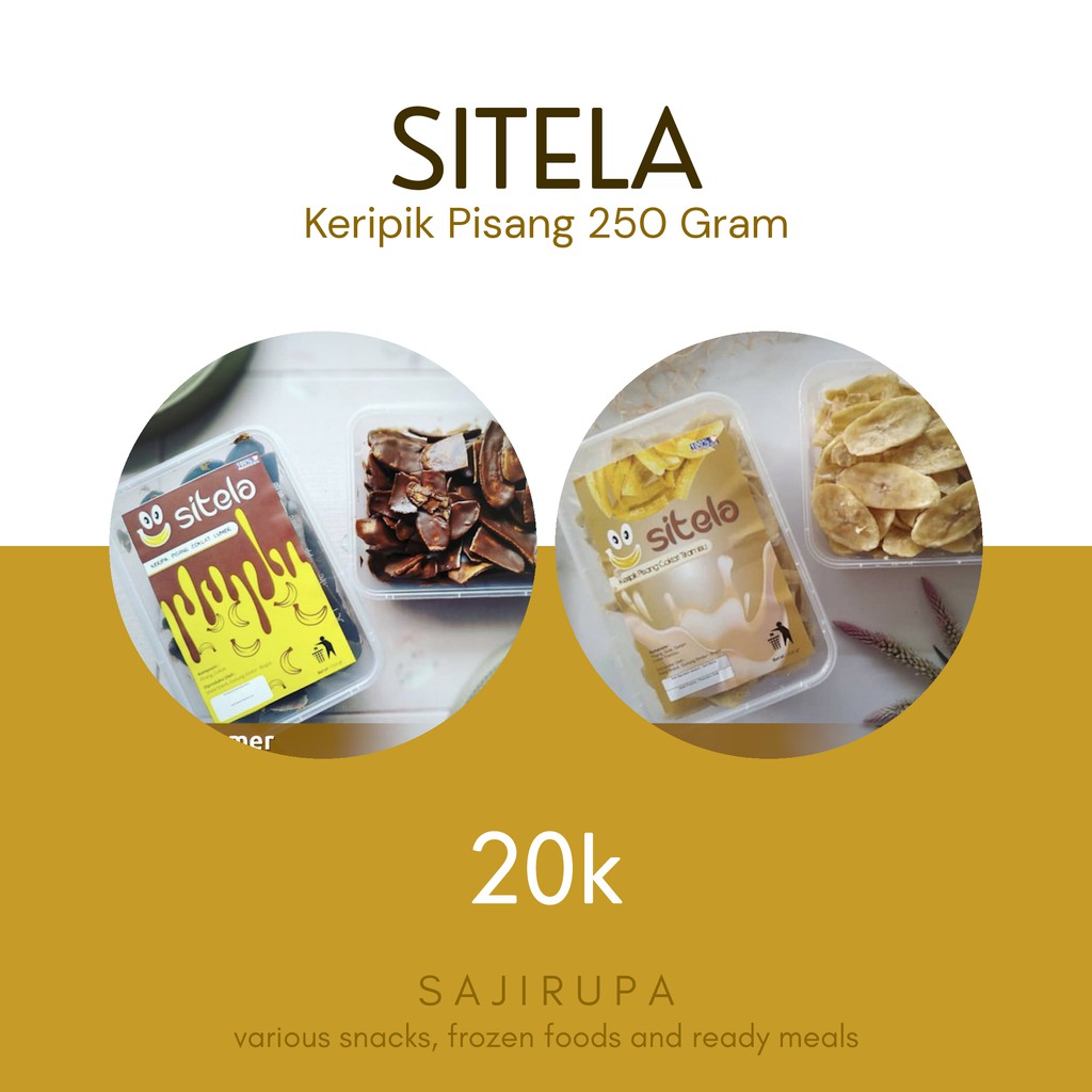 

Keripik Pisang Sitela 250 Gram