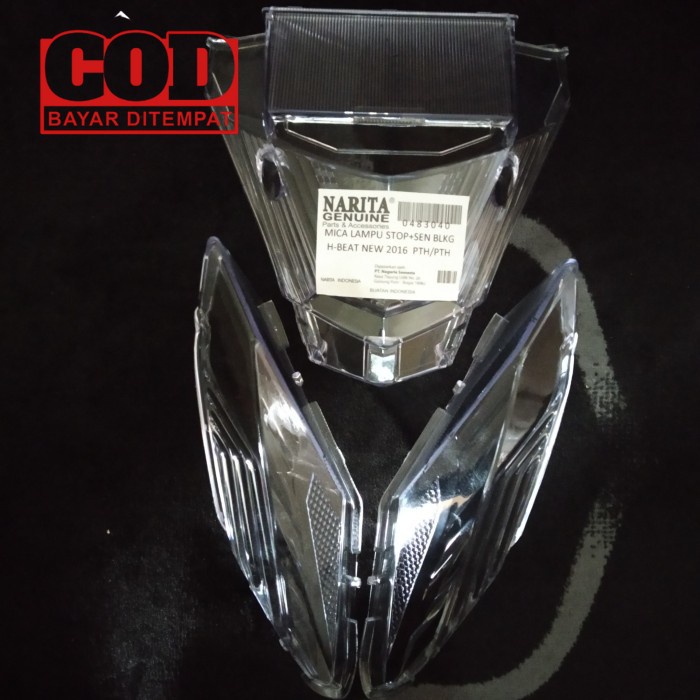 COD Kaca stop + sen belakang honda beat fi esp 2016-2018 mika lampu belaka