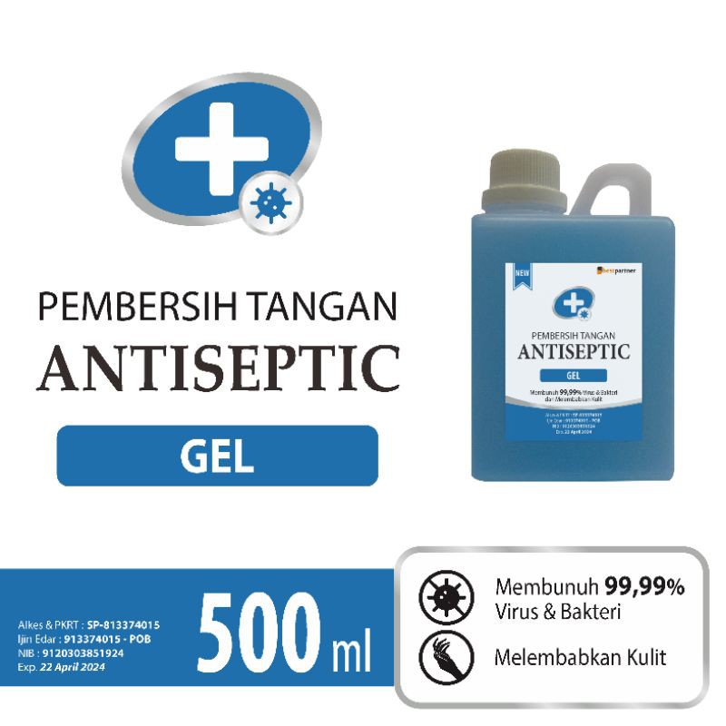 Handsanitizer GEL jirigen 500 ml