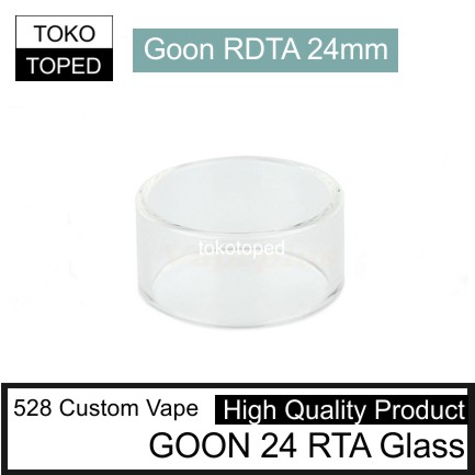 koleksi tabung bahan kaca GOON 24 RDTA warna glass bening