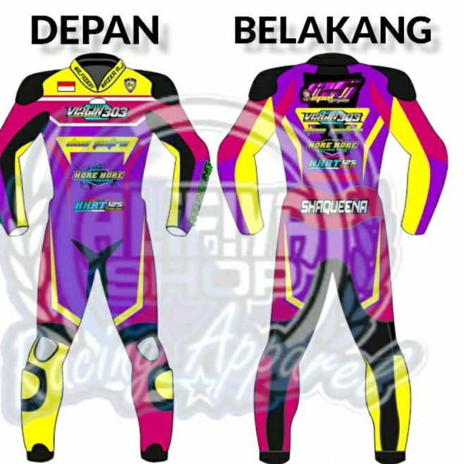 Wearpack Balap Custom Protector Titanium Wearpack Balap Terlaris