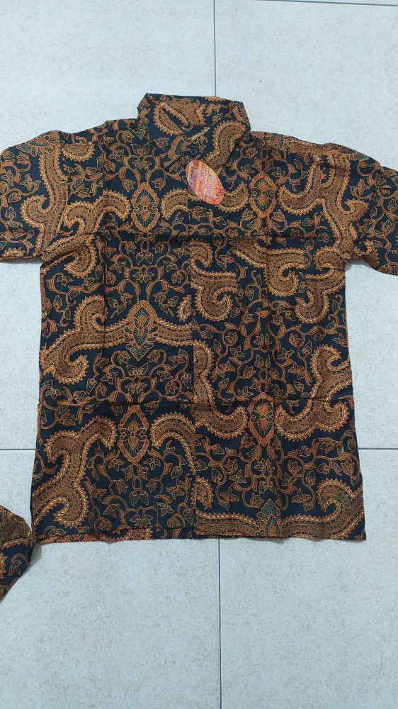 Cp Tunik Serut Sogan Kaktus/batik Kuliah/batik Modern / Batik