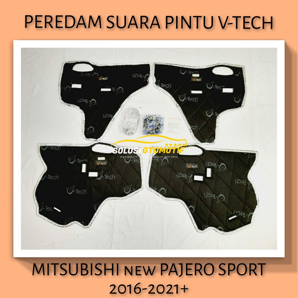 MITSUBISHI New PAJERO SPORT 2016-2021+ VTECH Ori Peredam Suara Pintu Aksesoris Mobil Plug n Play