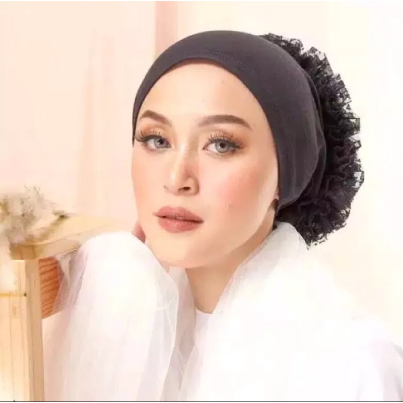 Ciput Inner Turky/ciput inner hijab/hijab inner turky/ciput cepol/ciput renda brokat/ hijab terbaru/