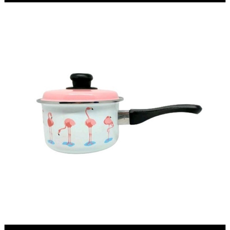 Panci enamel flaminggo PINK/ Panci Pink