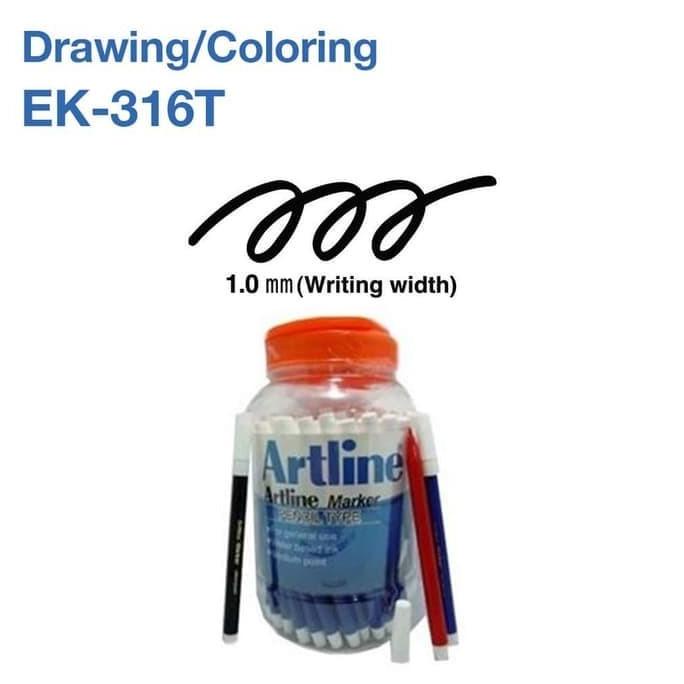 

monggo] Spidol Artline Permanen Kecil / Toples (72pc)