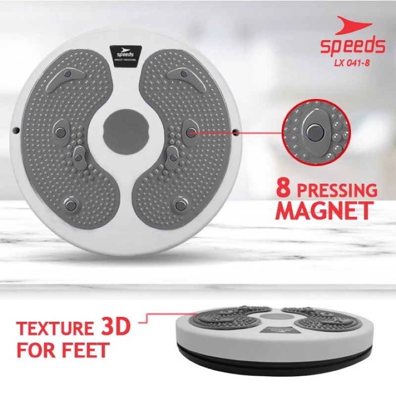 Waist  Twisting  Magnetic Alat Olahraga Putar Magnet Pelangsing Tubuh Pengecil Perut  041-8-2