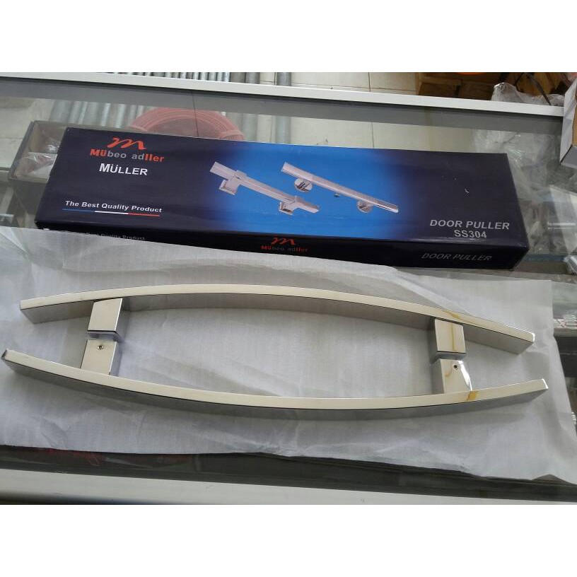 handle / gagang / pegangan pintu kaca 45 cm merk muller
