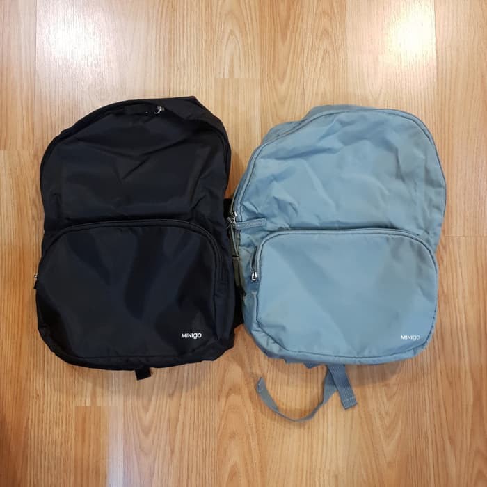 Tas Ransel Miniso Tas Ransel Minigo Foldable Backpack Travelling Tas Lipat Unisex Ransel Wanita Pria