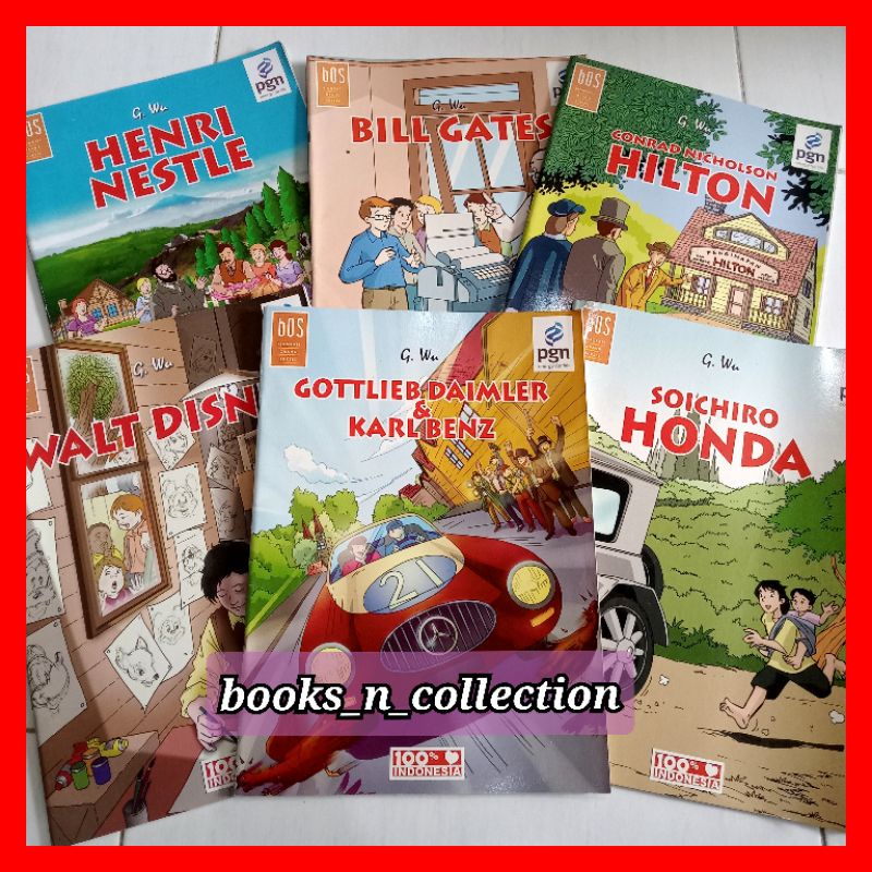 komik tokoh dunia G Wu biografi orang sukses preloved