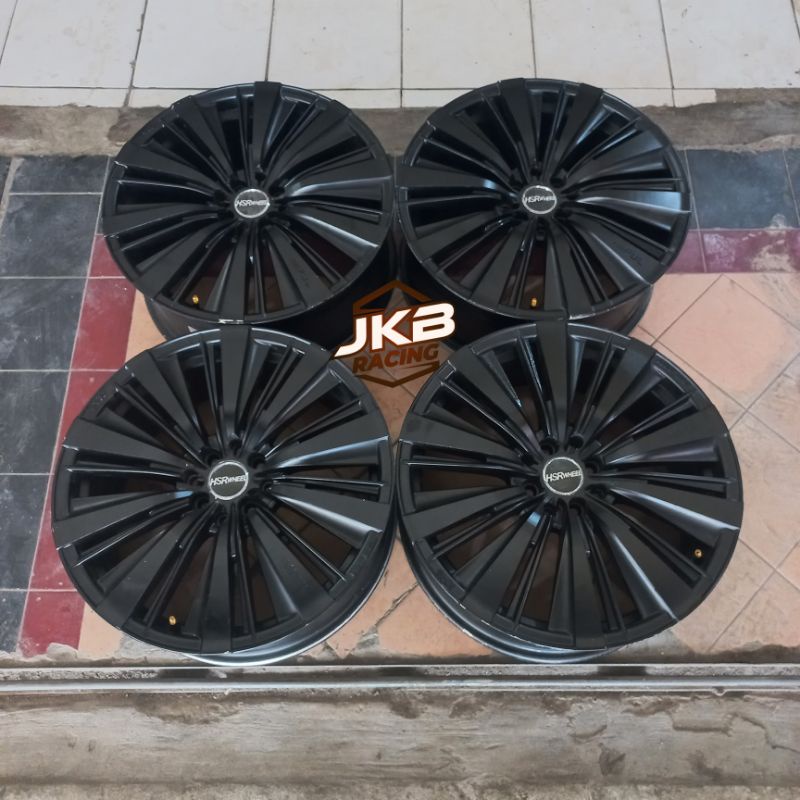 VELG MOBIL BEKAS | AURA IMPUL R18X8 PCD 4X100-114 ET 45 BLACK