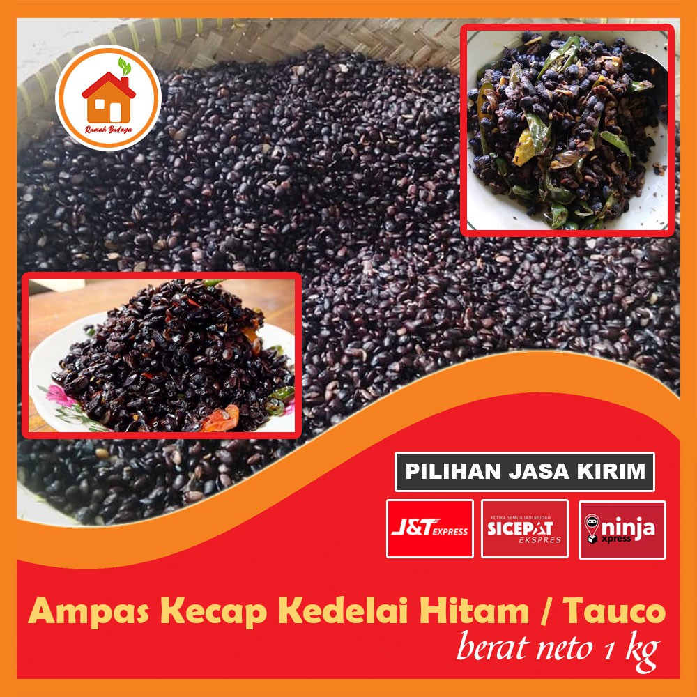 

[Promo] 1 Kg Ampas Kecap Kedelai Hitam - Makanan Tradisional - Masak Oseng Tumis dll