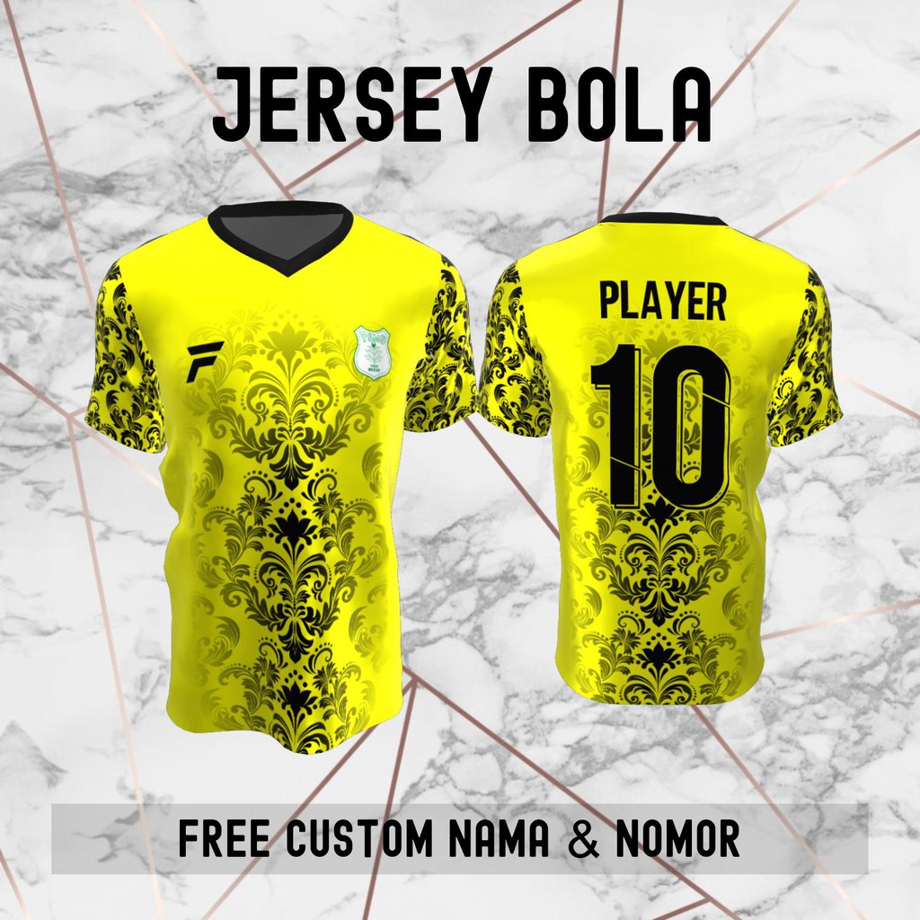 Jersey Batik PSMS Medan Klub Bola Baju Kaos Custom Nama dan Nomor Punggung - 1112
