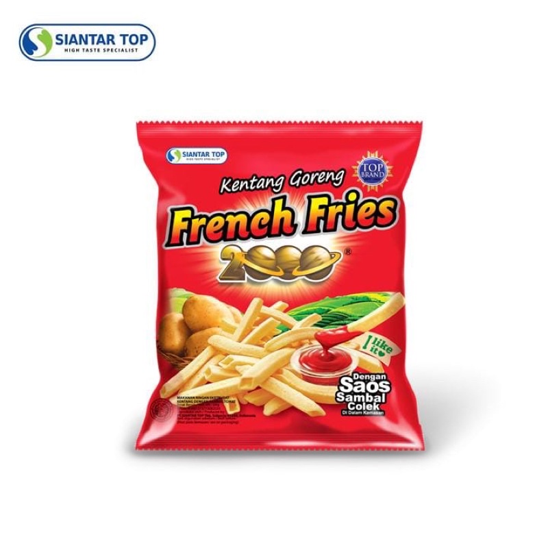 

French Fries Kentang Goreng 2000 ( 10 pcs x @ 17g )