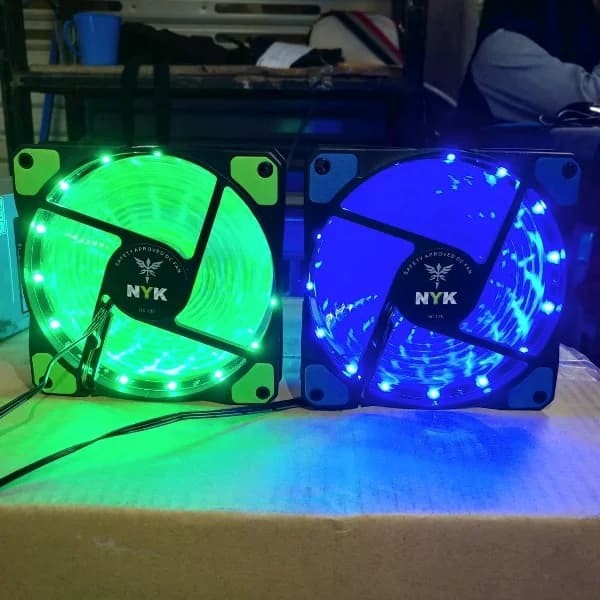 Nyk Fan Casing 12cm Ring Led COOLING FAN 12CM LED/EXTRA FAN 12CM LED/FAN CASING 12CM LED