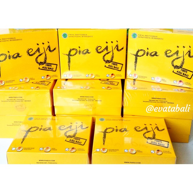 Pia Eiji 100% Asli Bali Mix Keju Coklat