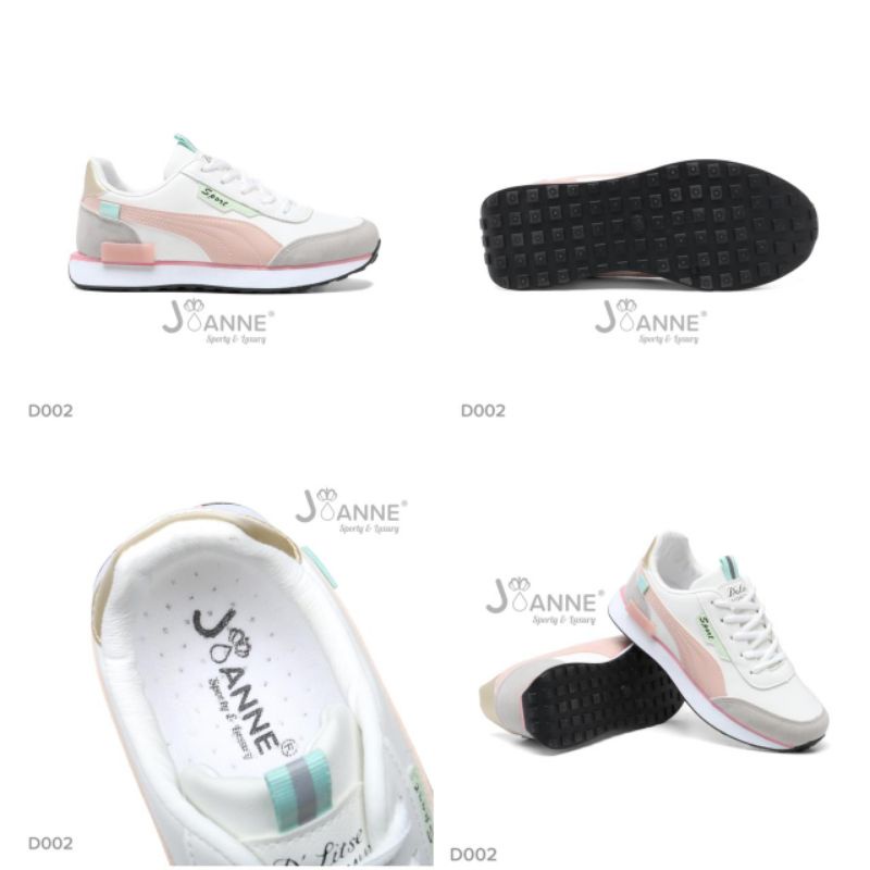 RESTOCK!! JOANNE Sepatu Sporty Sneakers Shoes D002 [ORIGINAL BRAND]