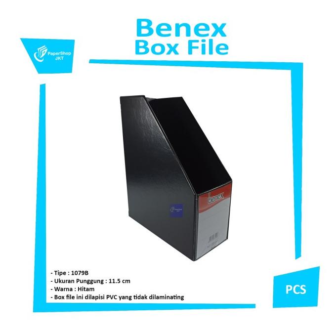 

BISA BAYAR DITEMPAT BENEX Box File 1079B Hitam TERLENGKAP Kode 1322