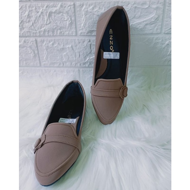 Sepatu Wanita Kasual Terbaru Flatshoes Murah Model Kancing Bisa COD Sepatu Kerja Santai Flash Sale