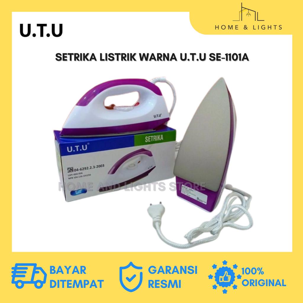 UTU Setrika Listrik SE-1101 Super - Setrika Listrik - Setrika baju - Gosokan Baju - Setrika LIstrik Anti karat - Setrika Dry Iron