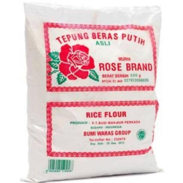 

Ketan-Beras-Tepung- Tepung Beras Rose Brand 500 Gram -Tepung-Beras-Ketan.