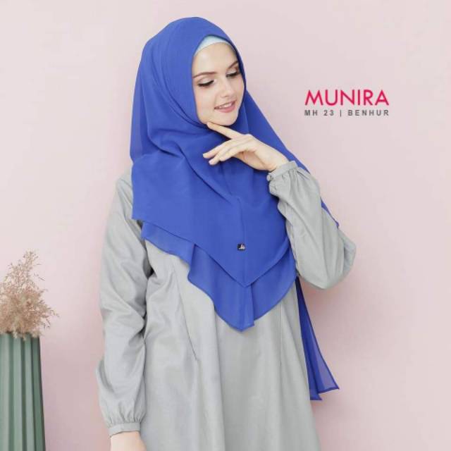 Khimar instan syari ceruti premium munira terbaru MH 23