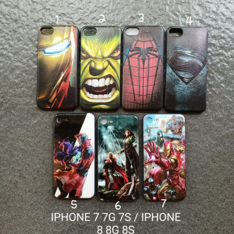 Case gambar iPhon 7 7G 7S 8 8G 8S motif cowok ( 2 motif ) soft softcase softshell silikon cover