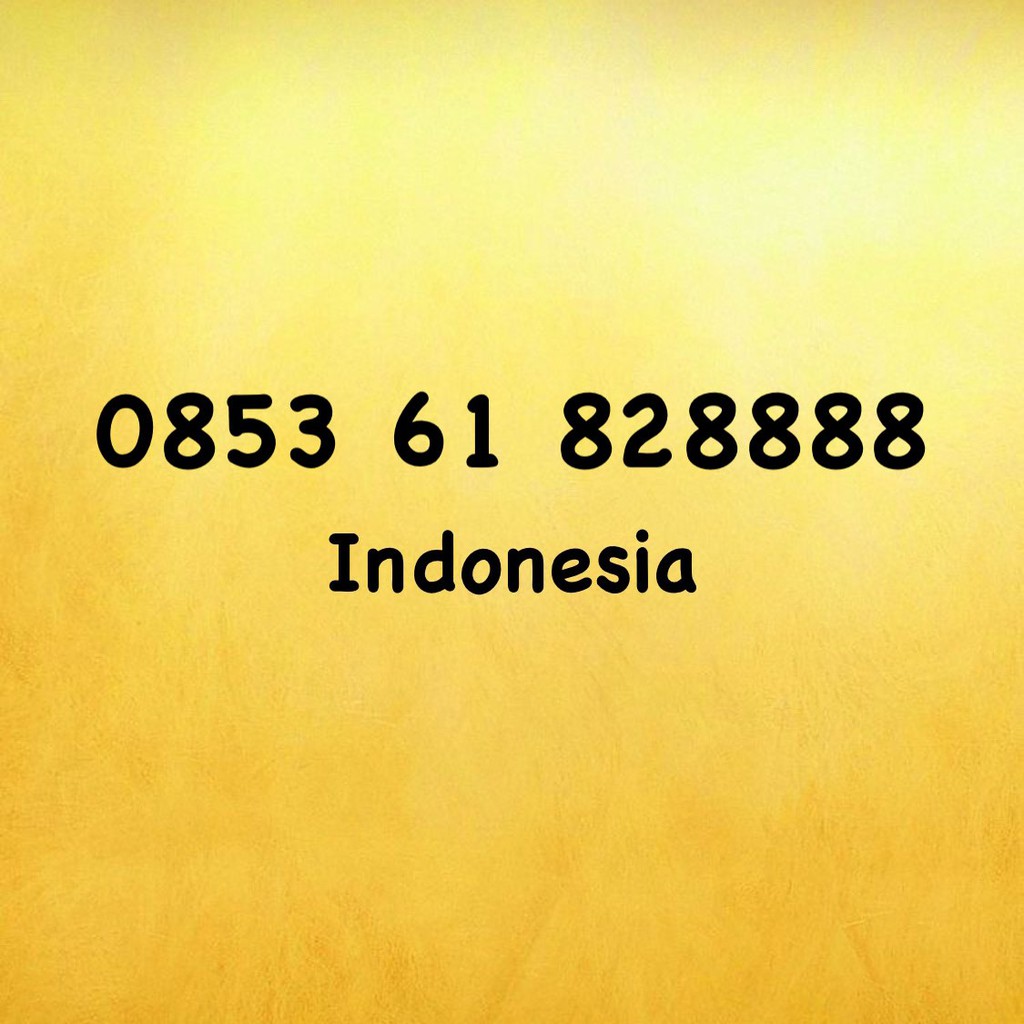 Nomor Cantik Kartu AS Kuartet A - 0853 6182 8888 - 0853 61 828888