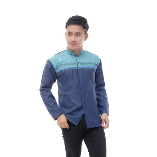 Atasan muslim pria kemeja koko alisan kemeja rabbani Fashion muslim pria