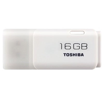 Grab medan Toshiba Hayabusa USB Flash Drive 16GB - THN-U202W0160 (BULK PACKING) - White