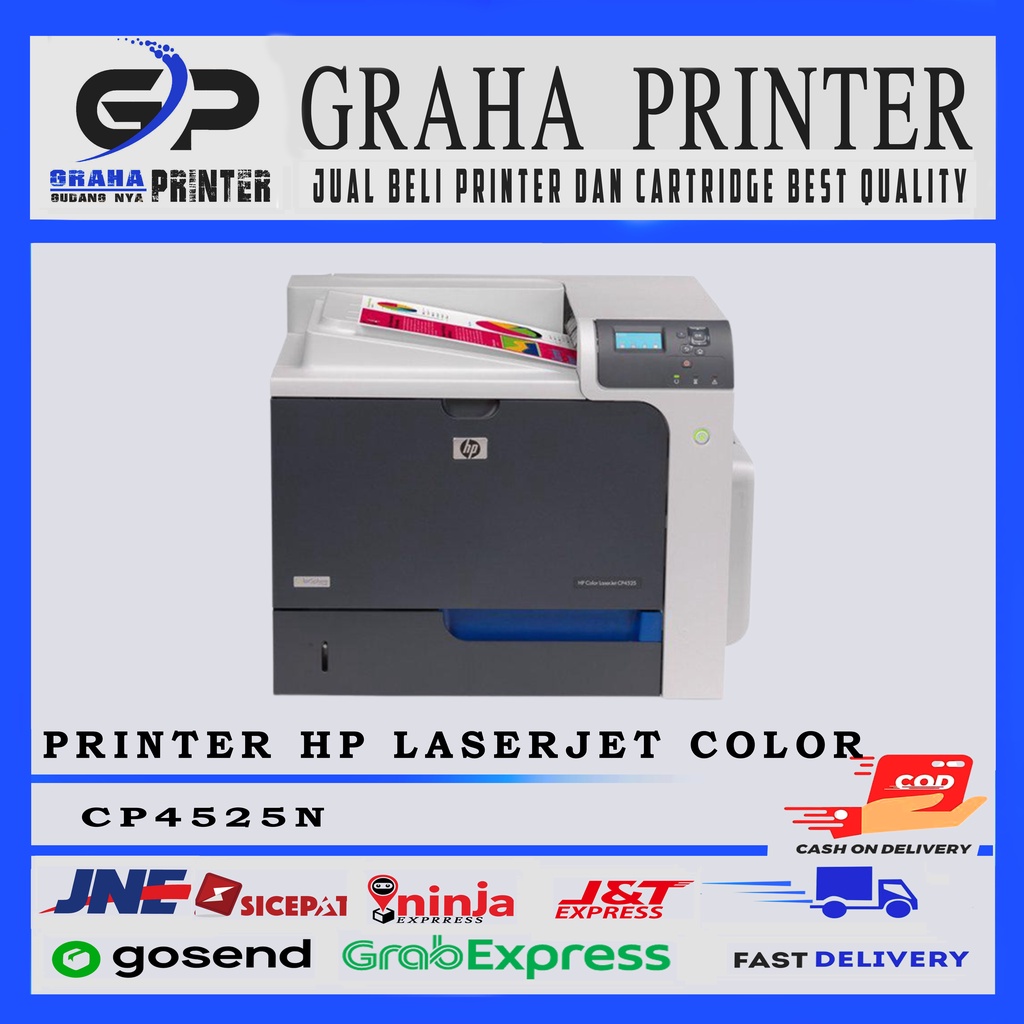 HP LaserJet CP4525n Printer HP CP 4525 N Laser Warna Murah