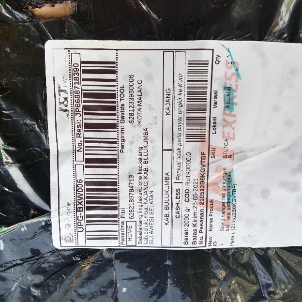 Rak Gantungan Baju Stand Hanger Besi Serbaguna Kotak