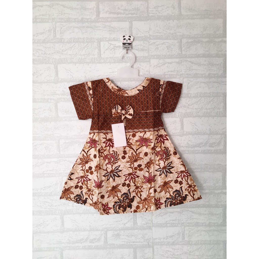 Dress batik klok anak (2th - 4th)