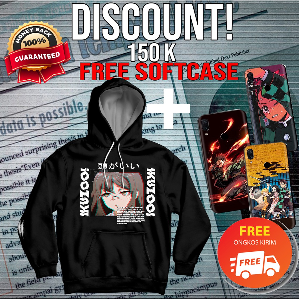 Hoode Rio Futaba Hoodie Sheisun Buta Yarou Wa Bunny Girl