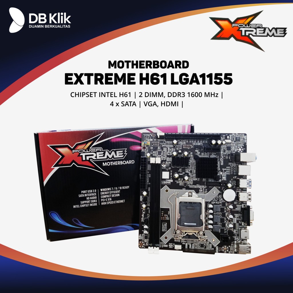 Motherboard Extreme Intel H61 LGA1155