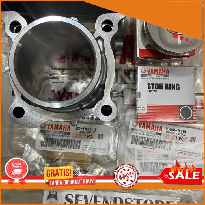 cylinder blok assy piston kit 1pa vixion old vixion new original ygp