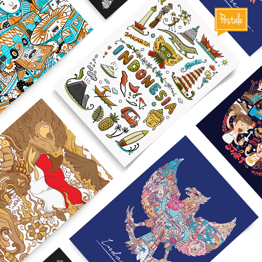 

Kartu Pos Ilustrasi Indonesia 1 - Postale