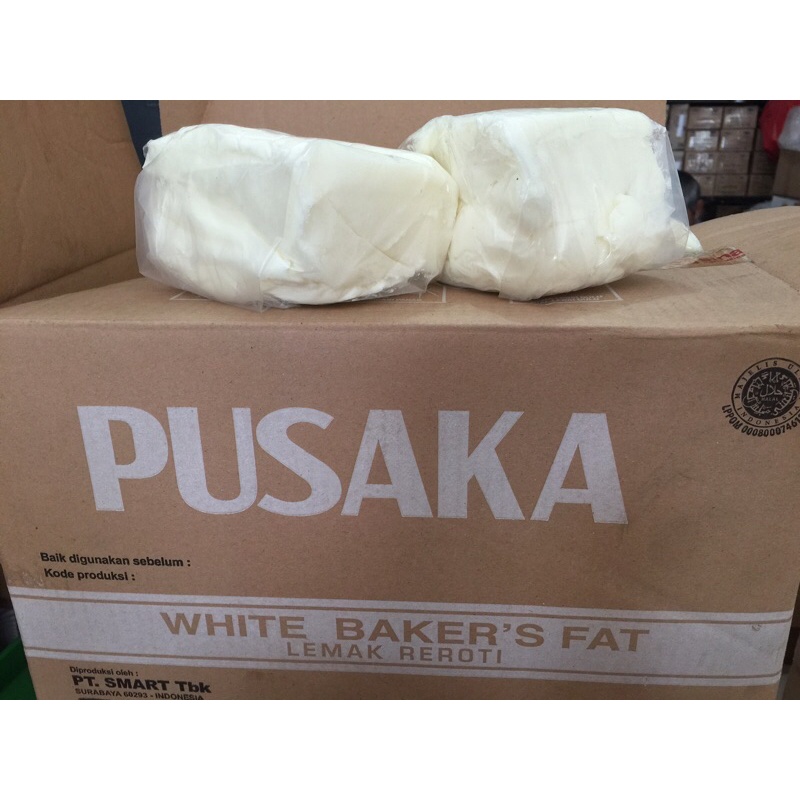 

Mentega Putih Pusaka Shortening White Baker's Fat repack 500 gr Margarine