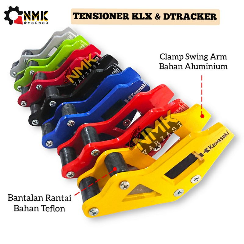 Tensioner Rantai Klx 150 D Tracker 150 Bahan Alloy Stabilizer Rantai Gir Motor Klx 150 D Tracker 150-1