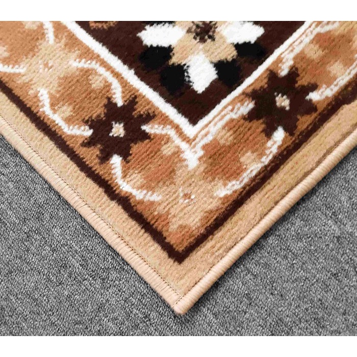 MIRZAE Karpet Lantai 160x210 MZ15 Brown-2