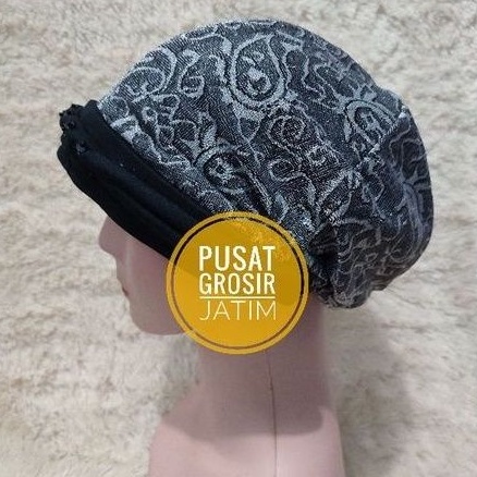 Topi kupluk kerpus nenek hijab ibu ibu kupluk topi ciput nenek bludru songkok emak tebal