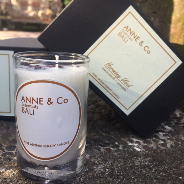 ANNE & CO BALI || 115 G LILIN BALI AROMATHERAPY ||HARMONY UBUD|| PURE ESSENTIALS OILS