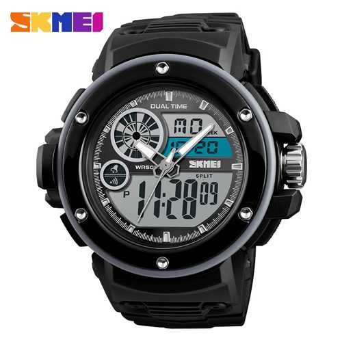 Original Jam Tangan Digital Analog Pria SKMEI 1341 Bergaransi