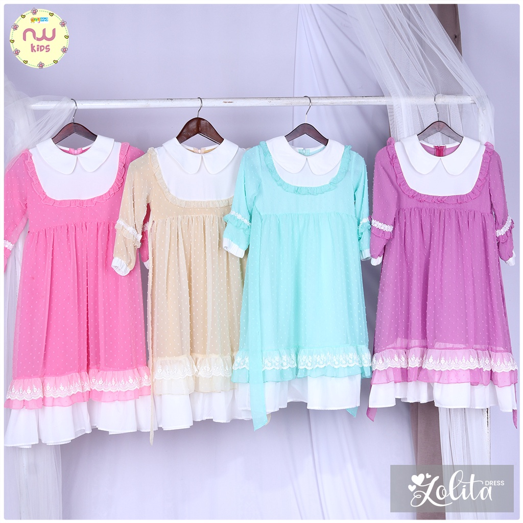Dress Anak Lolita | Dress Only | Gamis Anak Cantik By Refanes