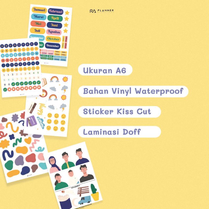 

[ DAISYSTORE ] Stiker gemes untuk journal