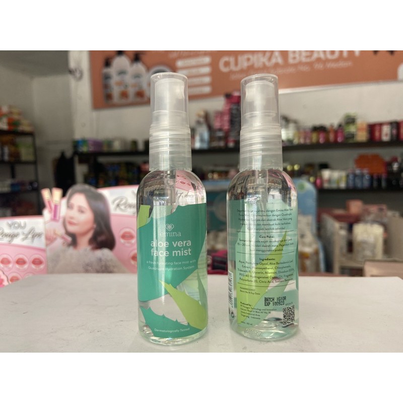 [po.x]❌ADA HARGA GROSIR ❌ 60 ml -- Emina aloe vera face mist -- face mist emina aloevera 60 ml