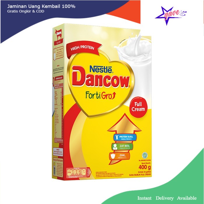 [ COD ] Dancow Full Cream 400 gram