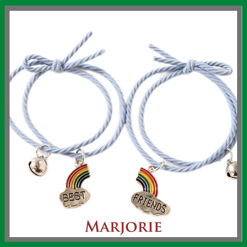 2 Pcs/set Adjustable Magnetic Braided Gelang Pasangan Gaya Etnis Cina-MJD